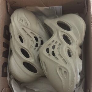 Yeezy Kids Beige Slip-On Sneakers